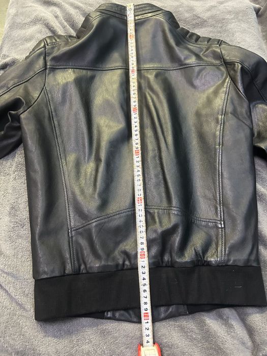 Кожаная куртка бомбер МДК