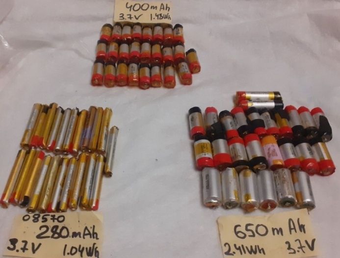Продам акумулятори різної потужності для powerbanks.