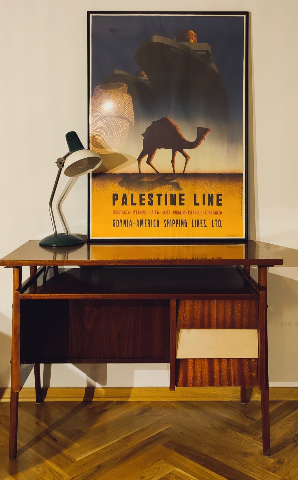 Designerski Plakat Palestine Line || Vintage || Art deco ||