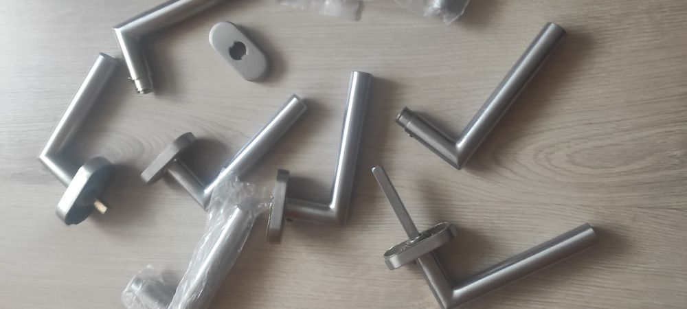 Klamka INOX uniwersalna ppoż