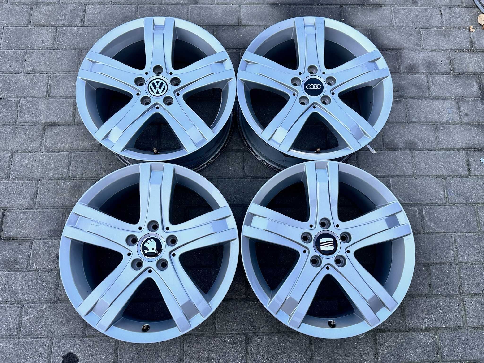 FELGI ALUFELGI 17 Audi Seat Skoda VW 5x112 7.5J ET47.5 57.1MM ORG #52