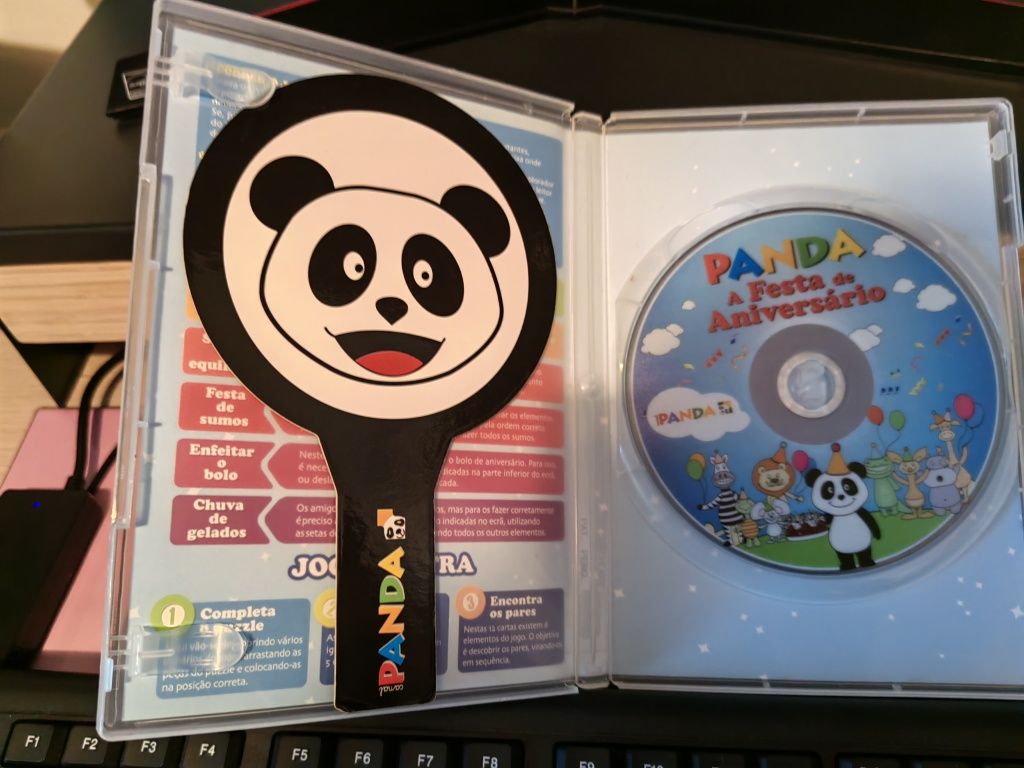Jogos PC DVD "Panda Festa em Casa" e "Panda A Festa de Aniversário"