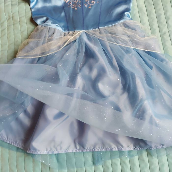 Piękna sukienka przebranie haloween bal kopciuszek h&m 128 134