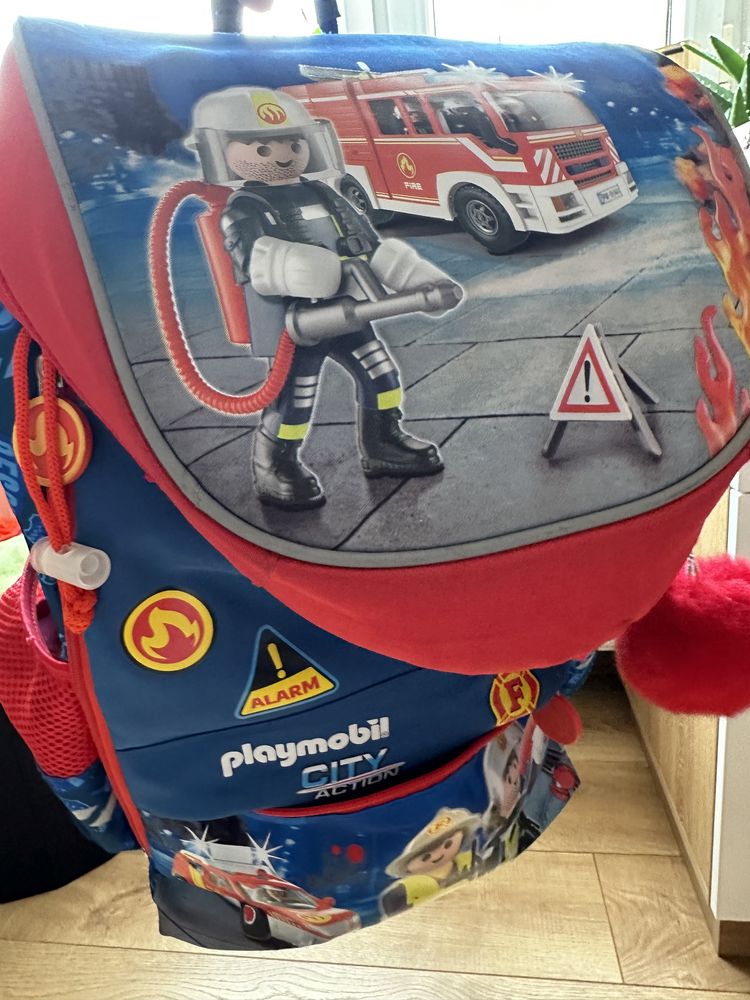 Tornister szkolny plecak playmobil