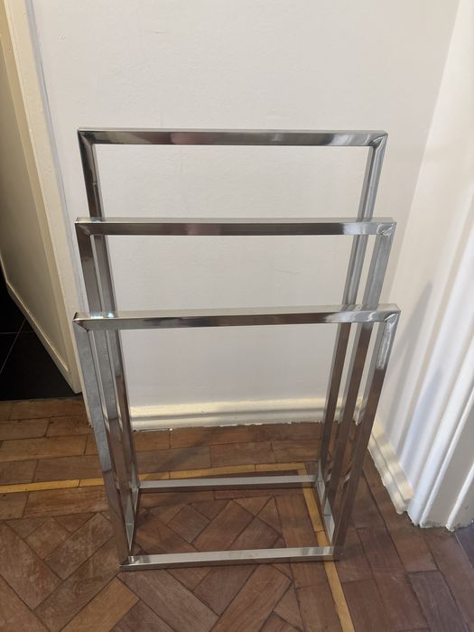 Toalheiro inox para toalhas