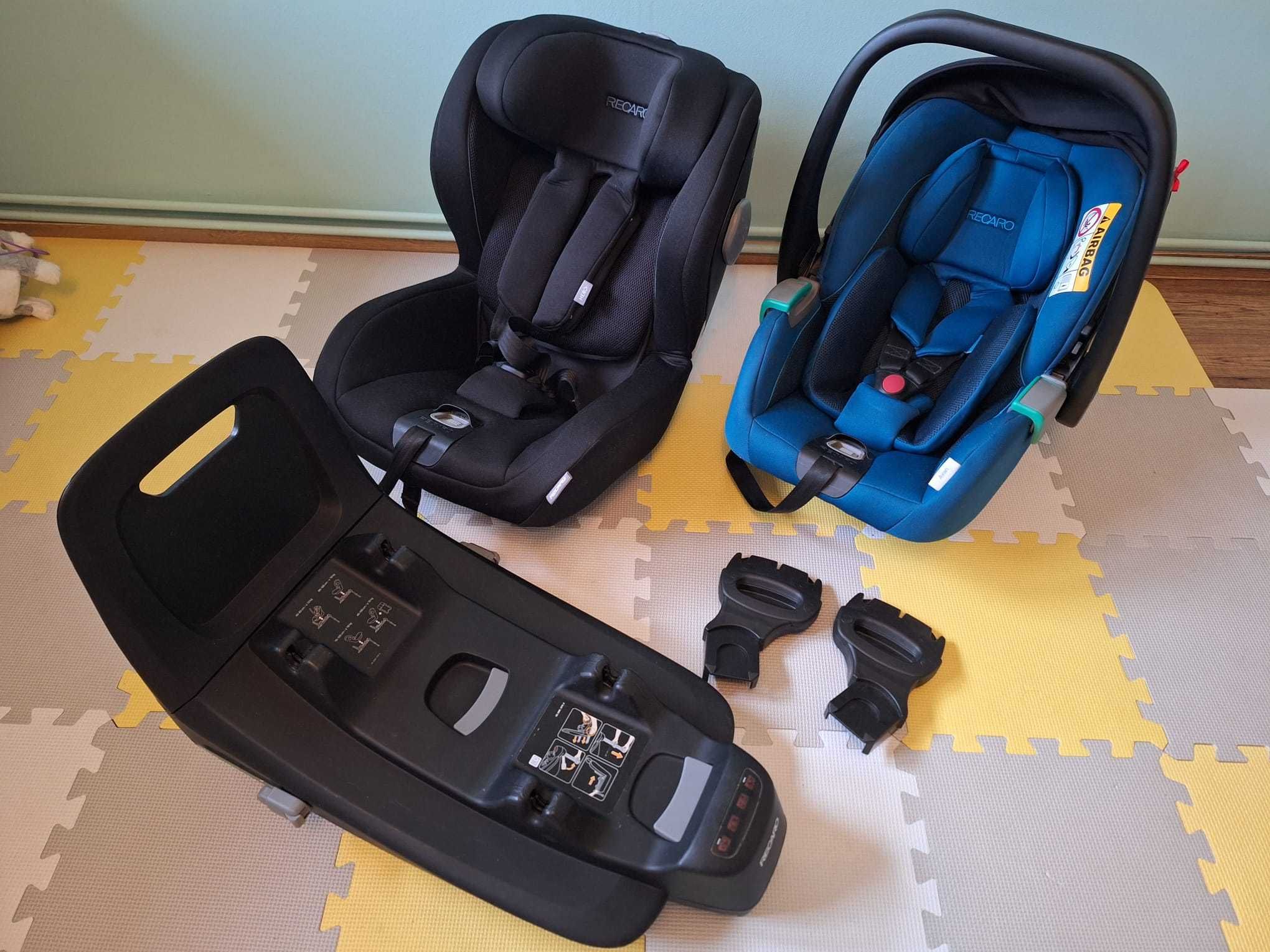 Nosidełko + Fotelik+ Baza ISOFIX RECARO AVAN + KIO