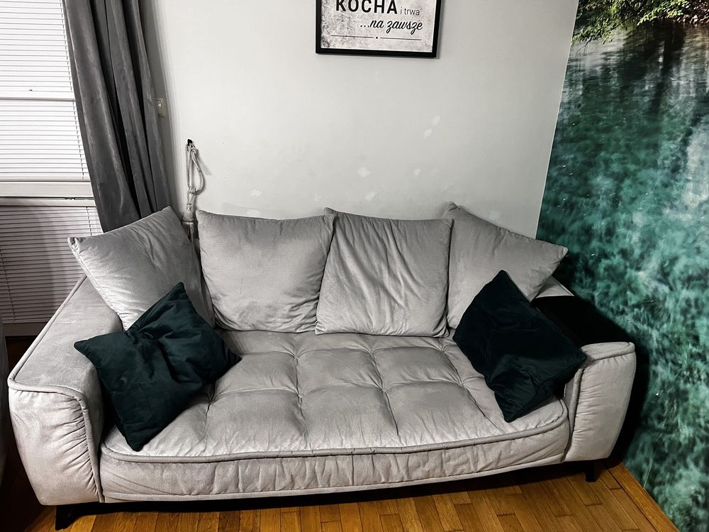 Komplet mebli sofa fotel pufa