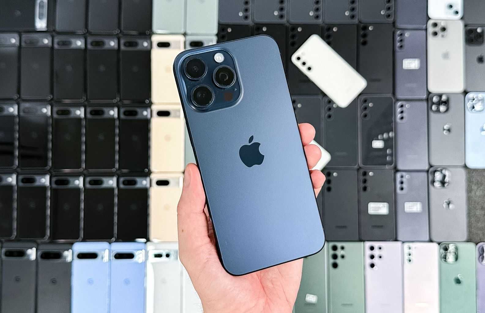 Оплата частинами 0% Apple iPhone 15 Pro Max 256GB Blue Titanium