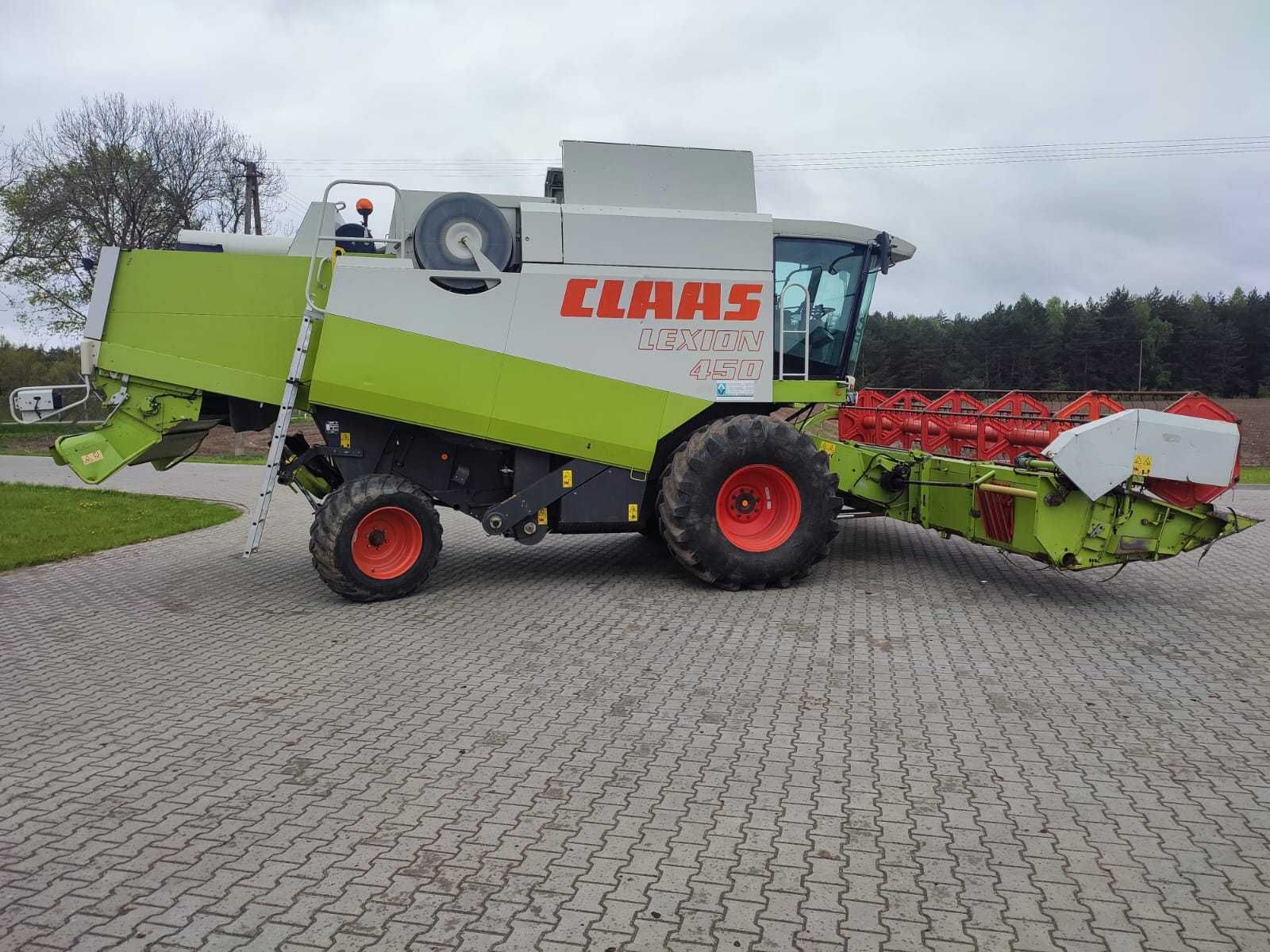 Kombajn Claas Lexion 450,nie 540 wózek do hedera,stół do rzepaku ładny