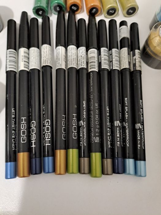 Распродажа  Gosh:тени-пигменты, карандаши, подводка, корректор