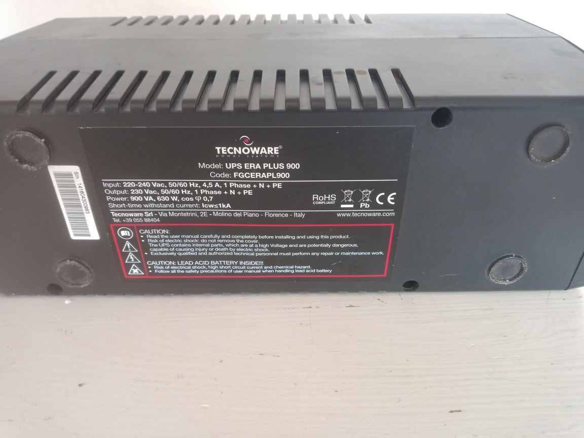 Zasilacz awarijny TECNOWARE UPS ERA PLUS 900