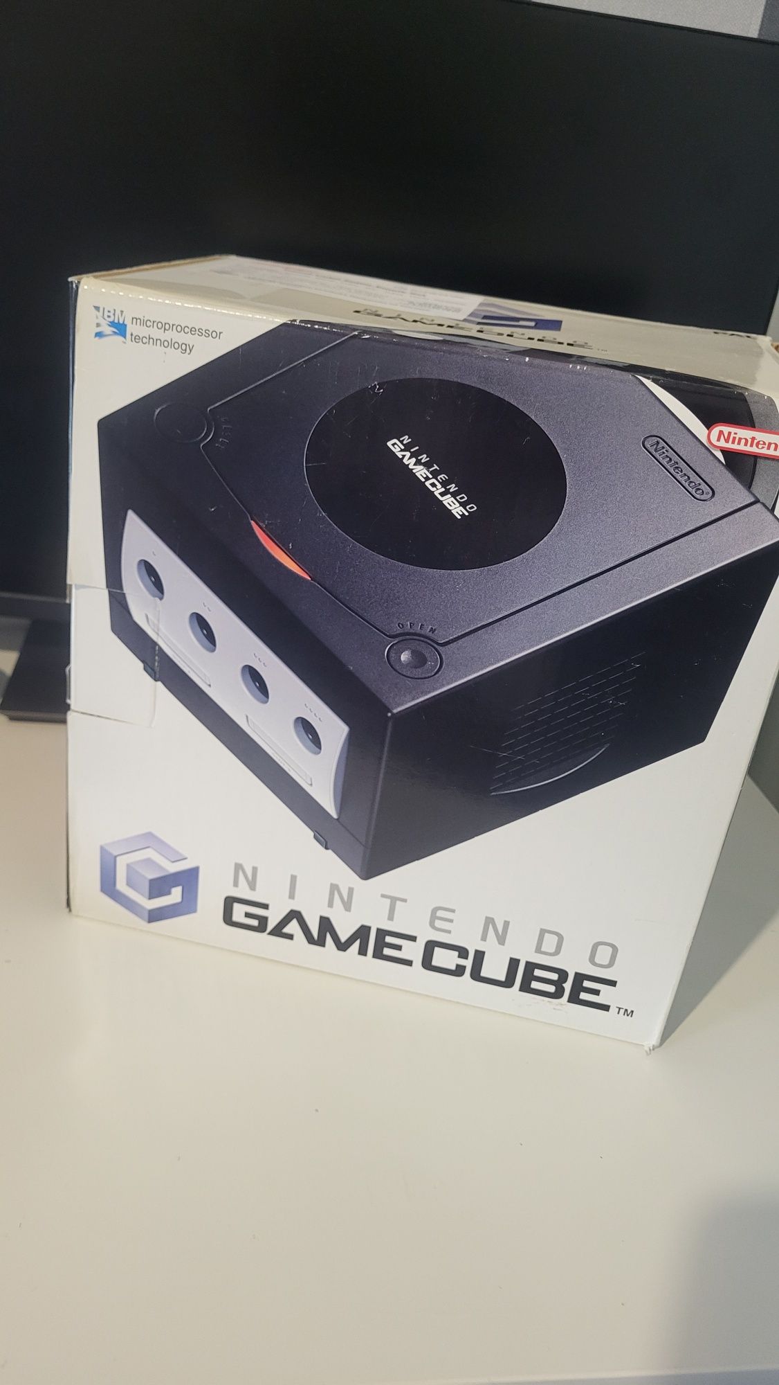 Konsola game cube plus karta pamięci plus gameboy adapter