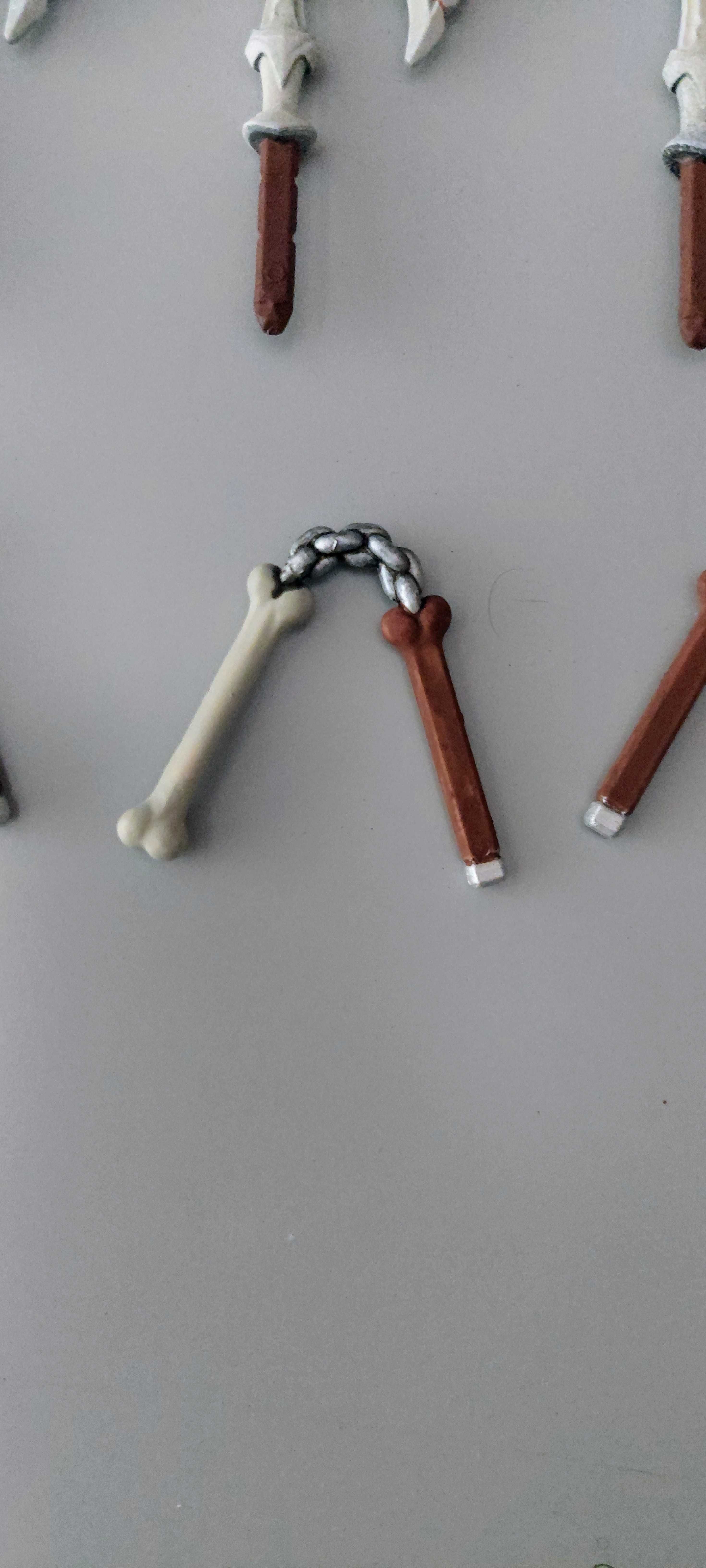 Conjunto de armas para figuras de acção á escala 1/12