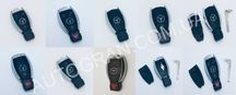 Корпус смарт ключа Mercedes рибка 2 3 4 кнопки ML GL S E C GLE GLC ...