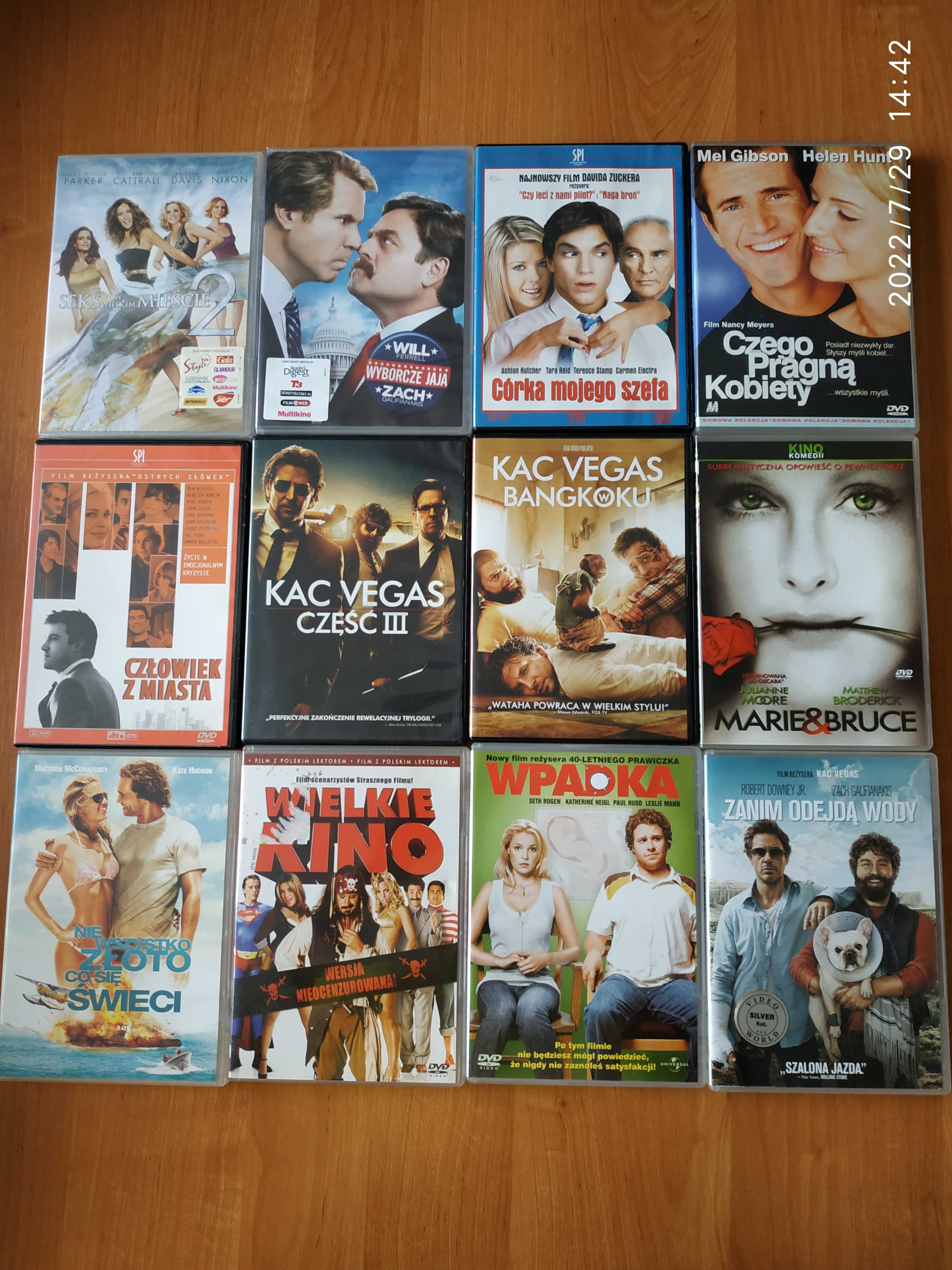 Wyprzedaż filmów - Kac Vegas,  - zestaw 24 płyt DVD z komediami