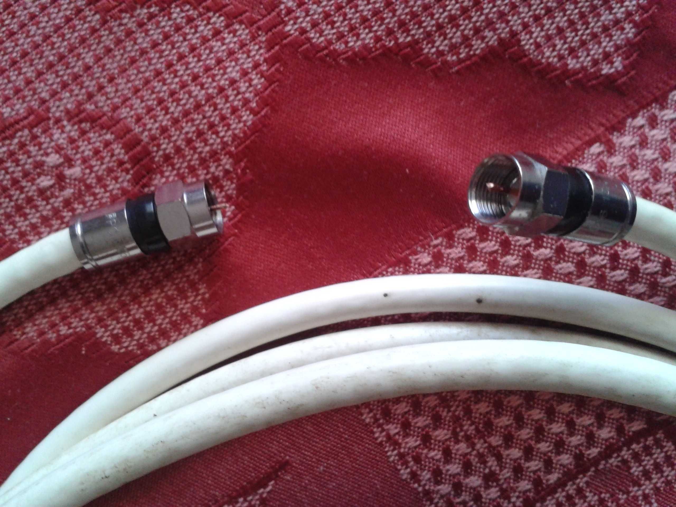 CABO coaxial-de antena, 3,1 mt c.terminais de antena TV+oferta