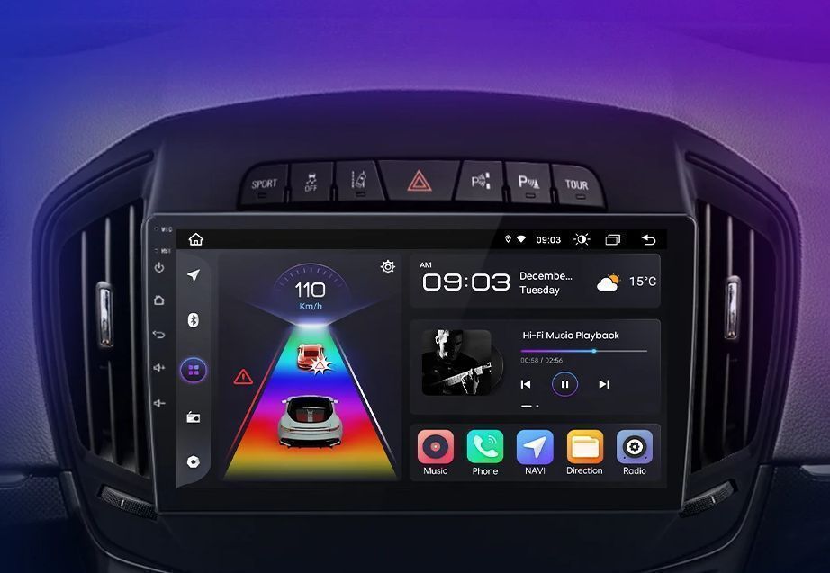 Radio 2DIN Android Auto CarPlay Navi ekran Opel Insignia 2013-2017 PL