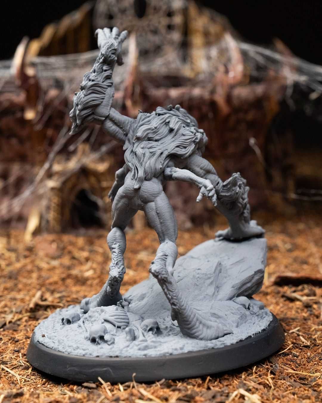 Demongloth Awatar Zniszczenia Figurka 32mm 14K zgodna z DnD RPG Pathfi