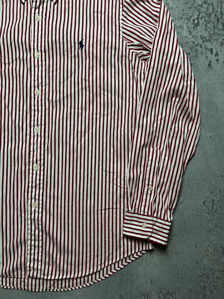 Polo Ralph Lauren koszula w paski sripped shirt M