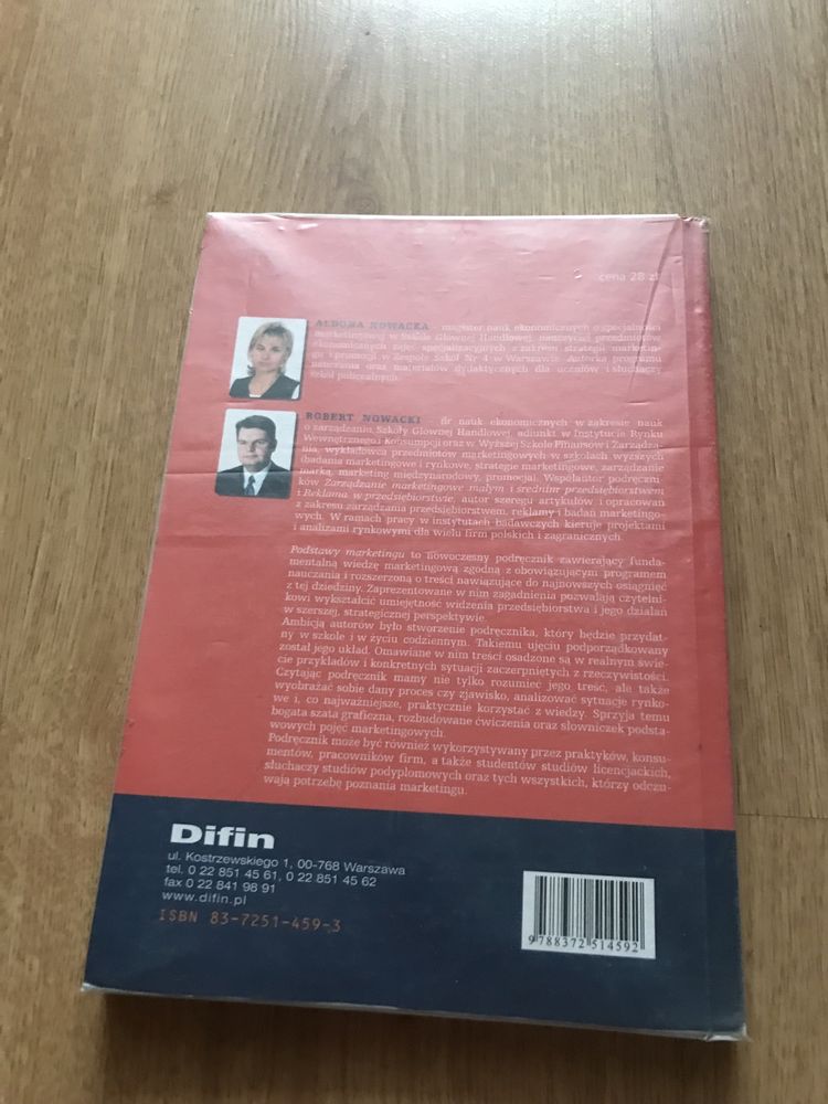 Podręcznik Podstawy Marketingu Diffin w okładce