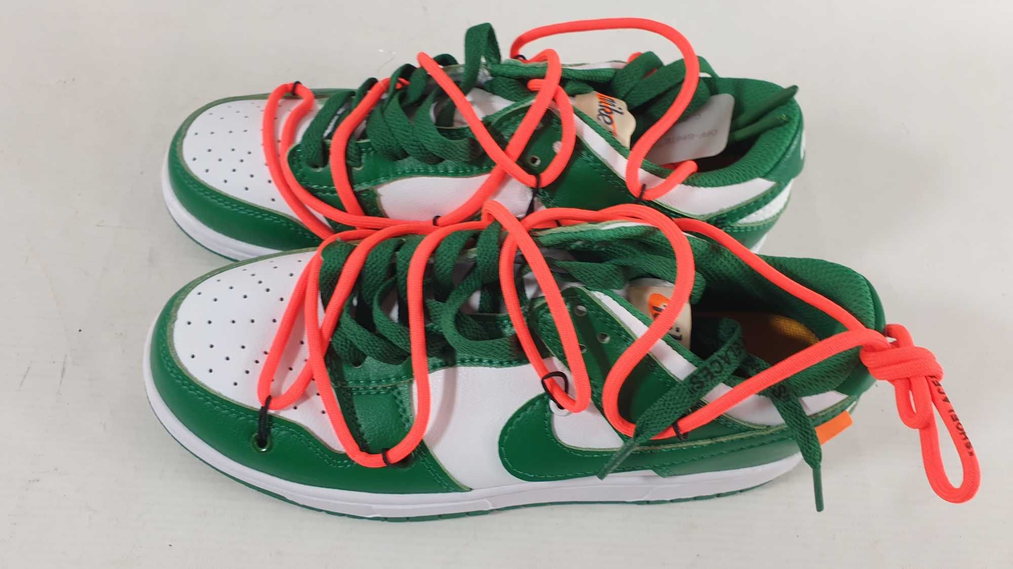 Nike buty męskie sportowe Nike Dunk Low 'GREEN-WHITE' SNEAKERSY ro 39