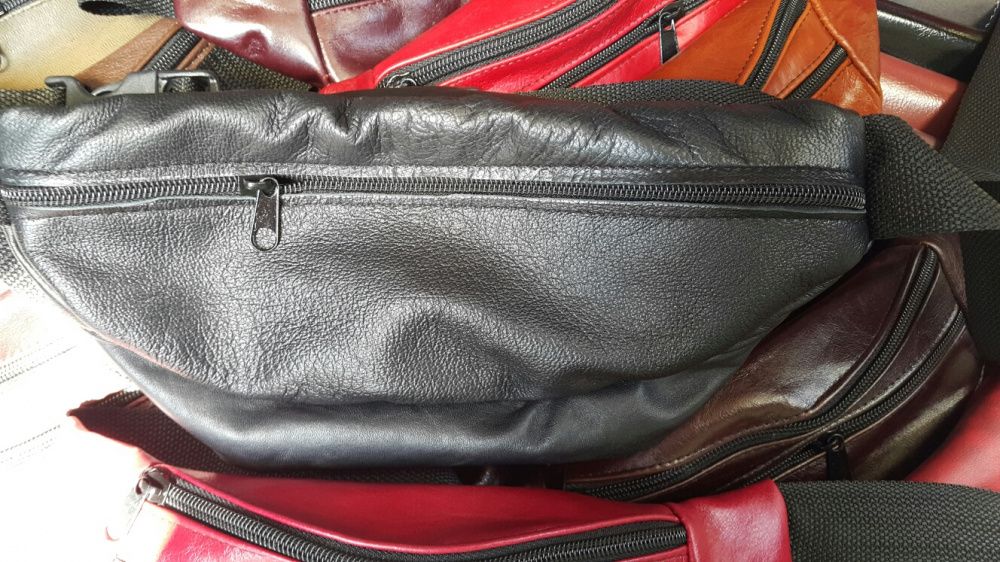 Кожаная БОМБА!!! Качество 100% Объёмная БАНАНКА из натуральной КОЖИ!!!