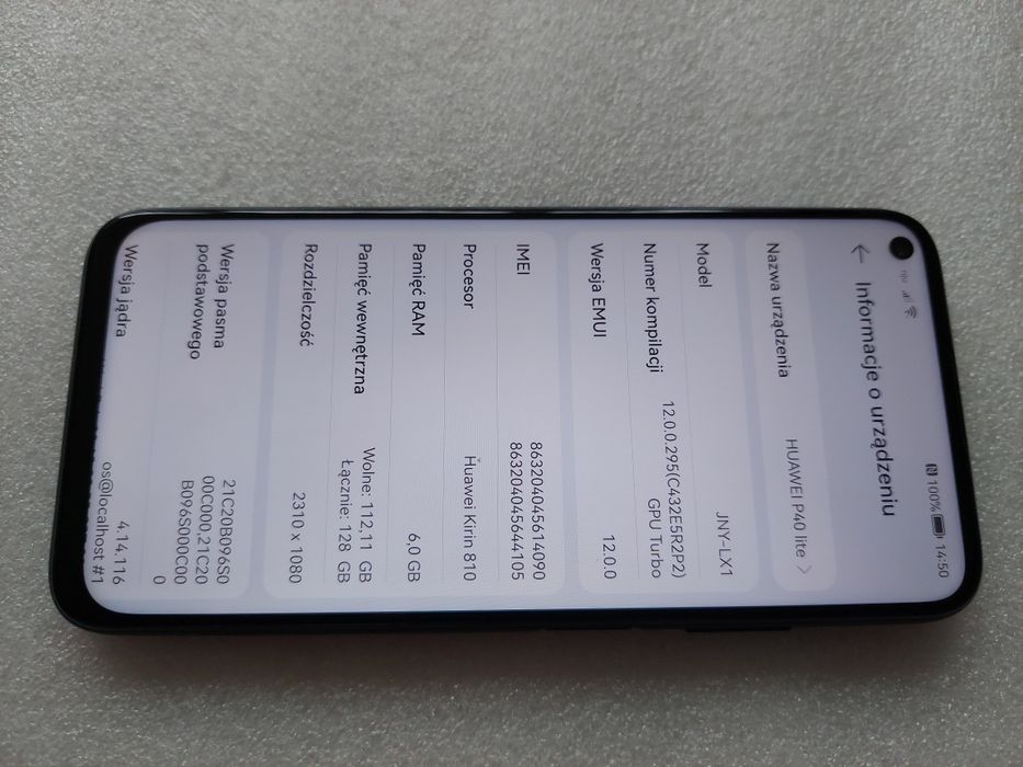 Huawei P40 lite 6/128GB NFC Android 12.0