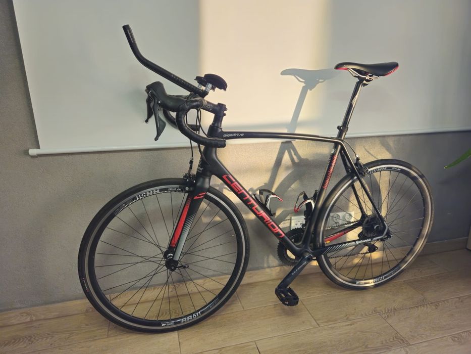 Rower szosowy karbonowy Centurion Gigadrive Ultegra lemondka