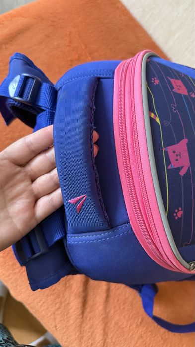 Дитячий шкільний рюкзак yes з котиками