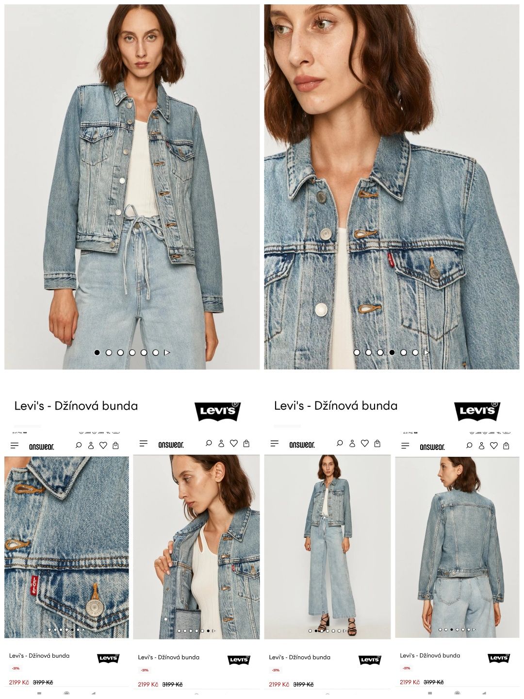 Новая джинсовая куртка жакет Levis размер xs