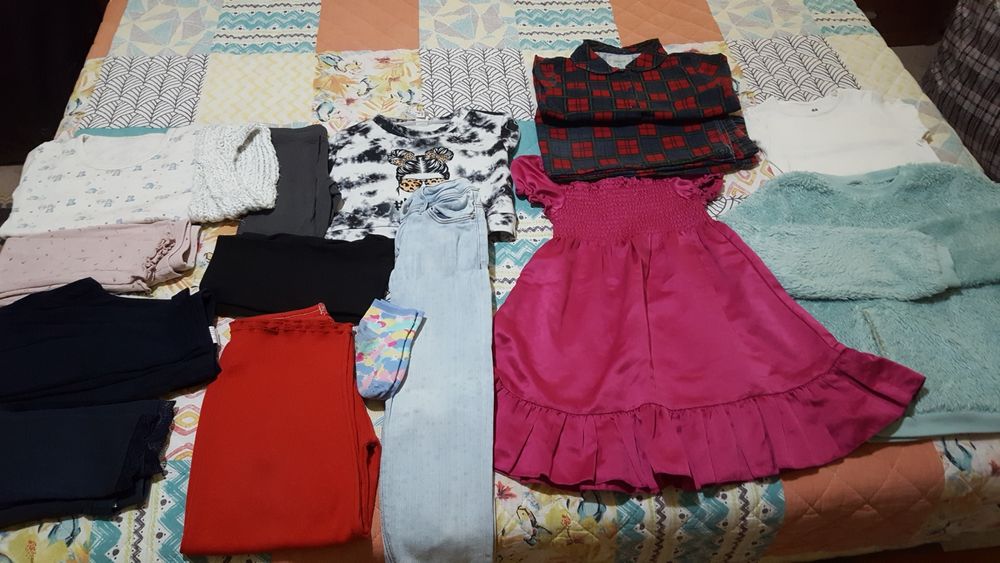 Conjunto de roupa para menina para 4 anos