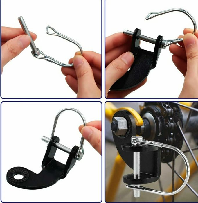 Zestaw 3 szt. haków do przyczepy rowerowej