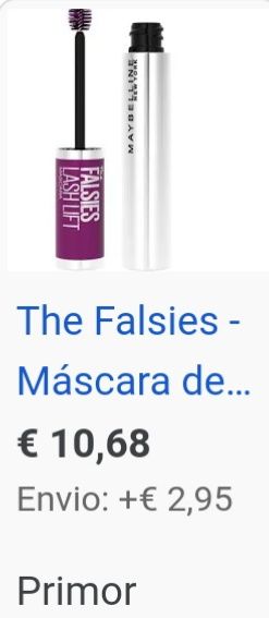 Rímel novo da Maybelline : Falsies Lash Lift e Carteira marca Lancôme