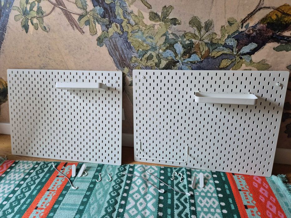 Tablica perforowana ikea SKÅDIS + akcesoria