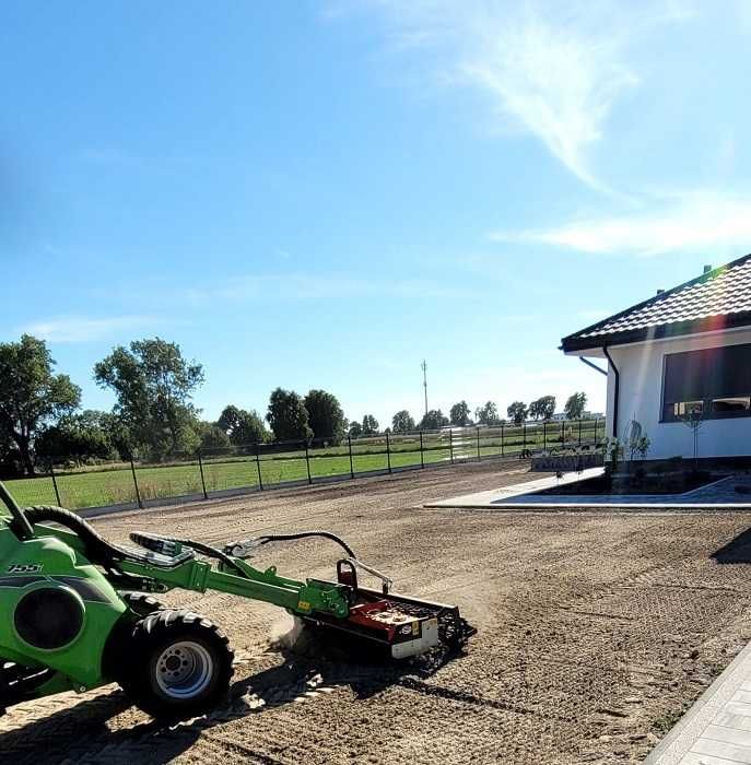 Usługi ogrodnicze usługi glebogryzarką nawodnienie trawnika