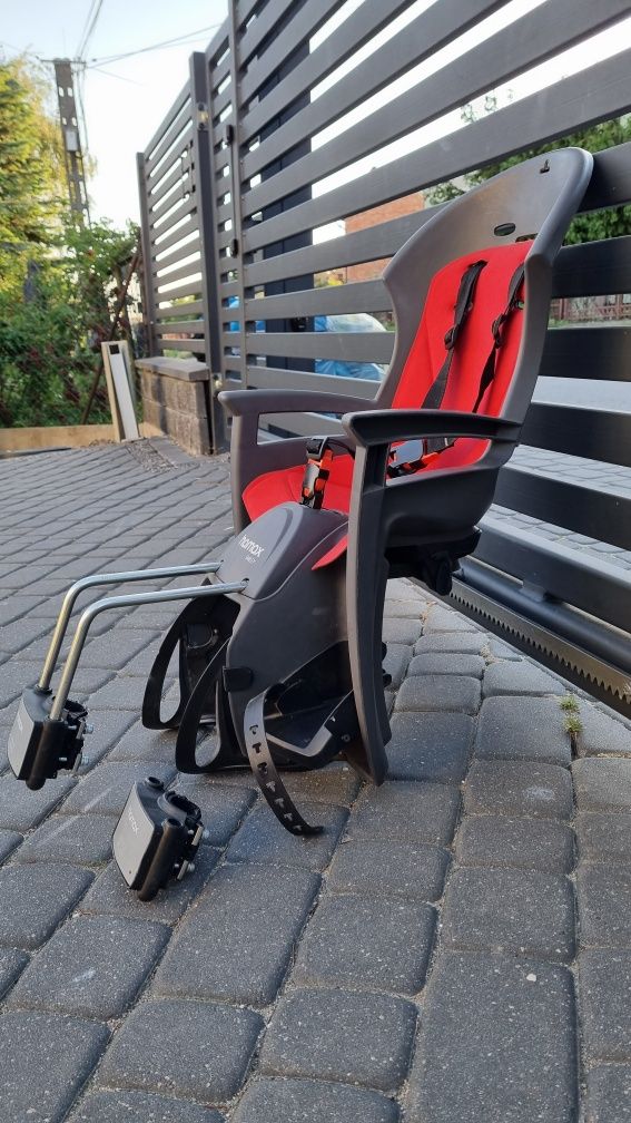 Hamax smiley fotelik rowerowy+drugi adapter