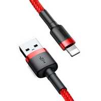 Kabel Baseus Cafule USB/Lightning QC3.0 2A 3M - Czerwony