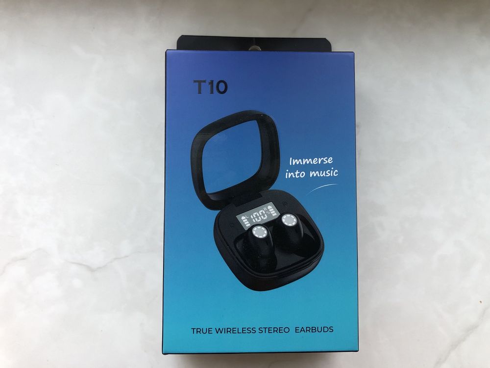 Наушнеки T10 вакуумные  безпроводные