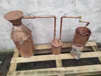 Alembik potstill podwajacz destylator miedziany