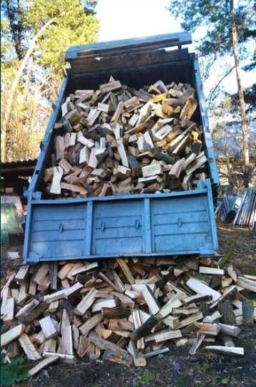 Продам колоті дрова дуб, граб, клен метрами опалення