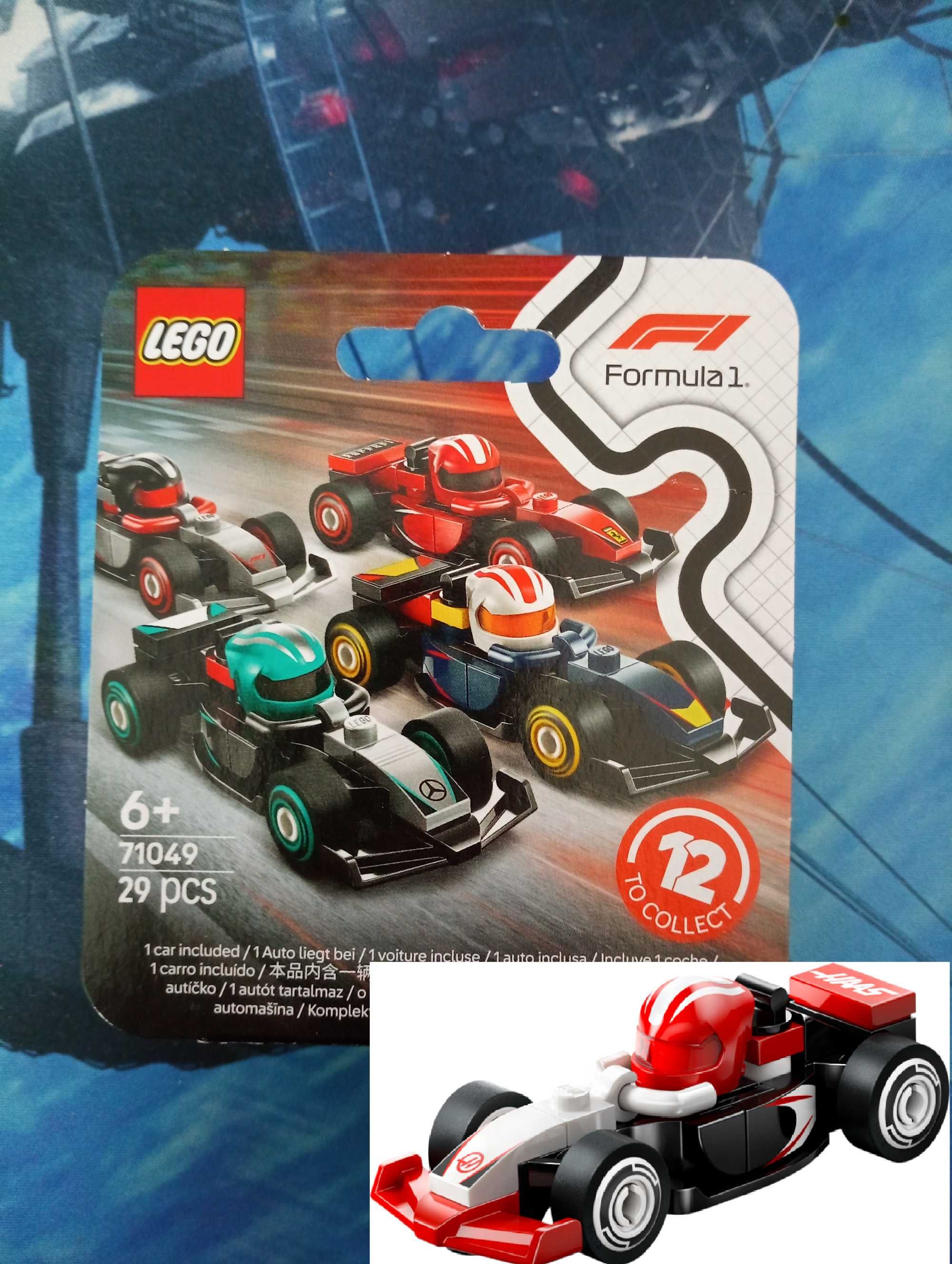 HAAS F1 mini bolidy Lego 71049