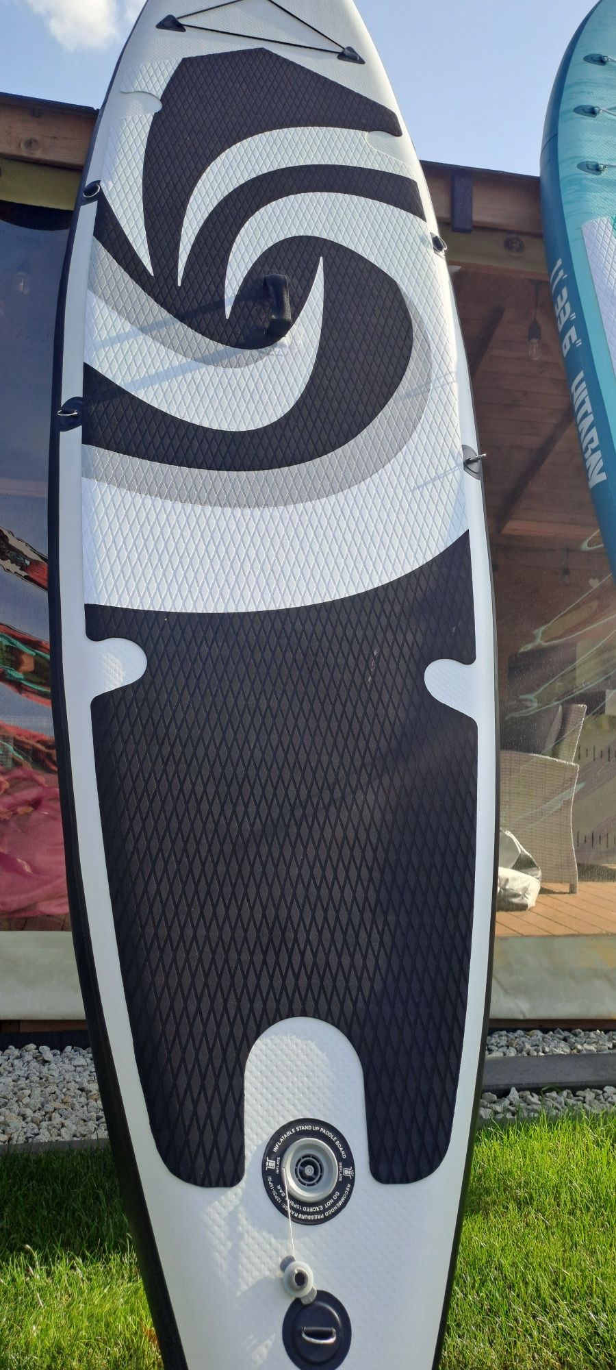 Deska SUP 350  cm. 83x15 170kg   Z mocowaniem na siedziska