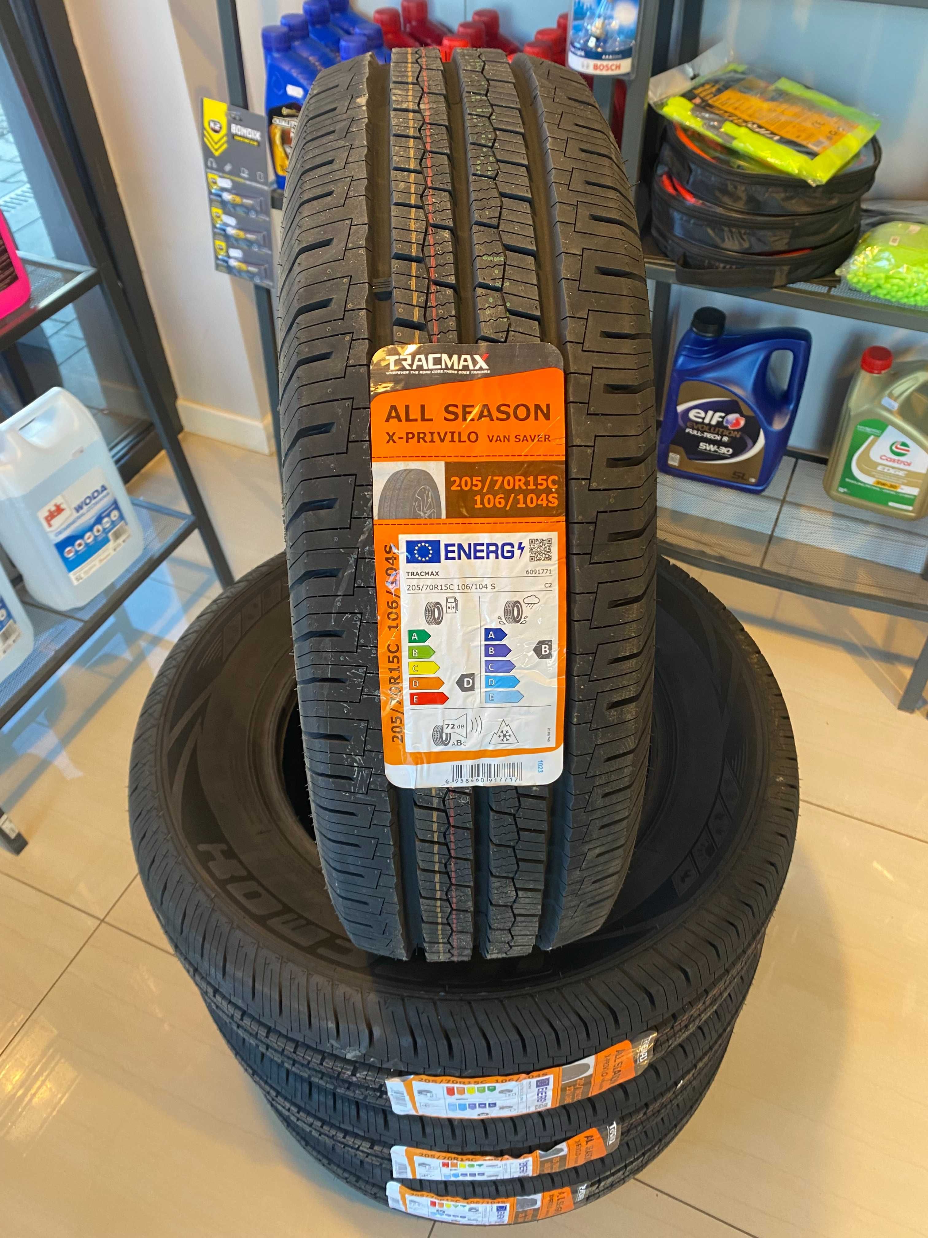 NOWA Opona opony wielosezonowa całoroczna TRACMAX 205/70R15C VAN SAVER