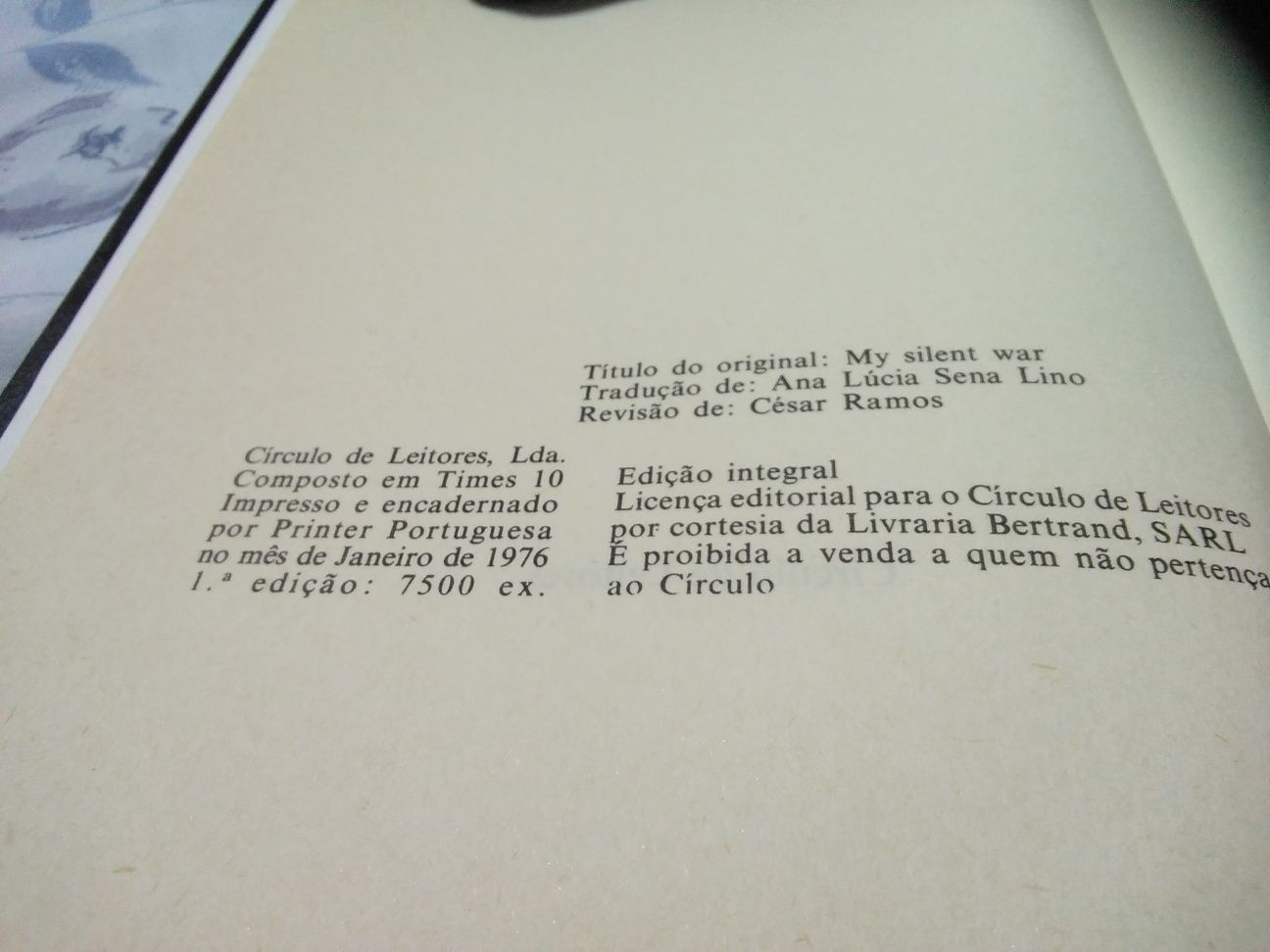 A Guerra do silêncio