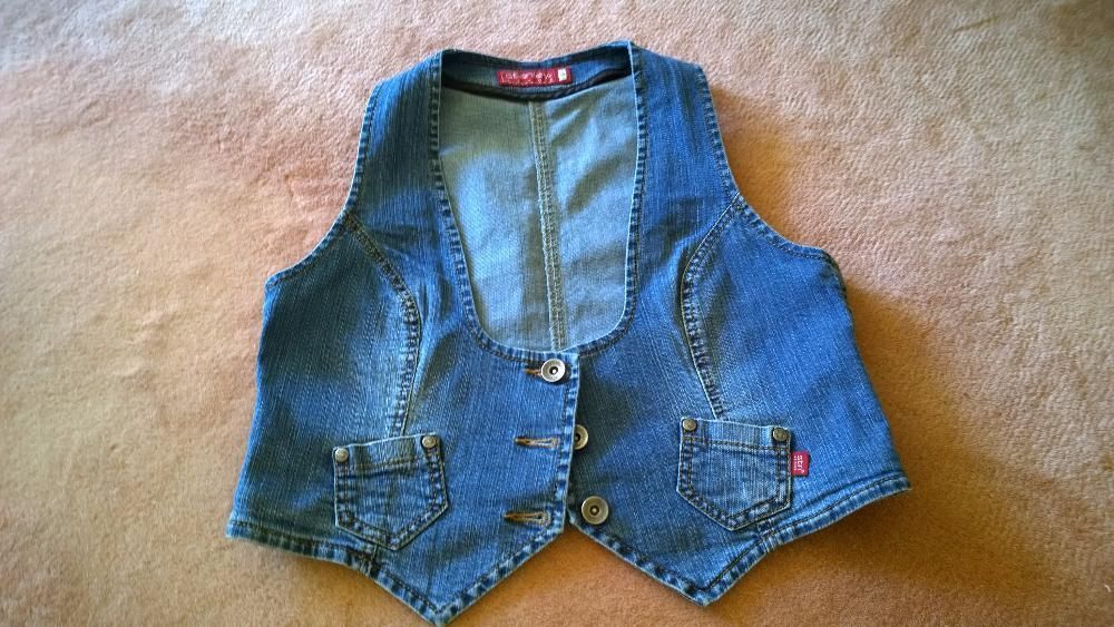 Kamizelka jeansowa - nowa
