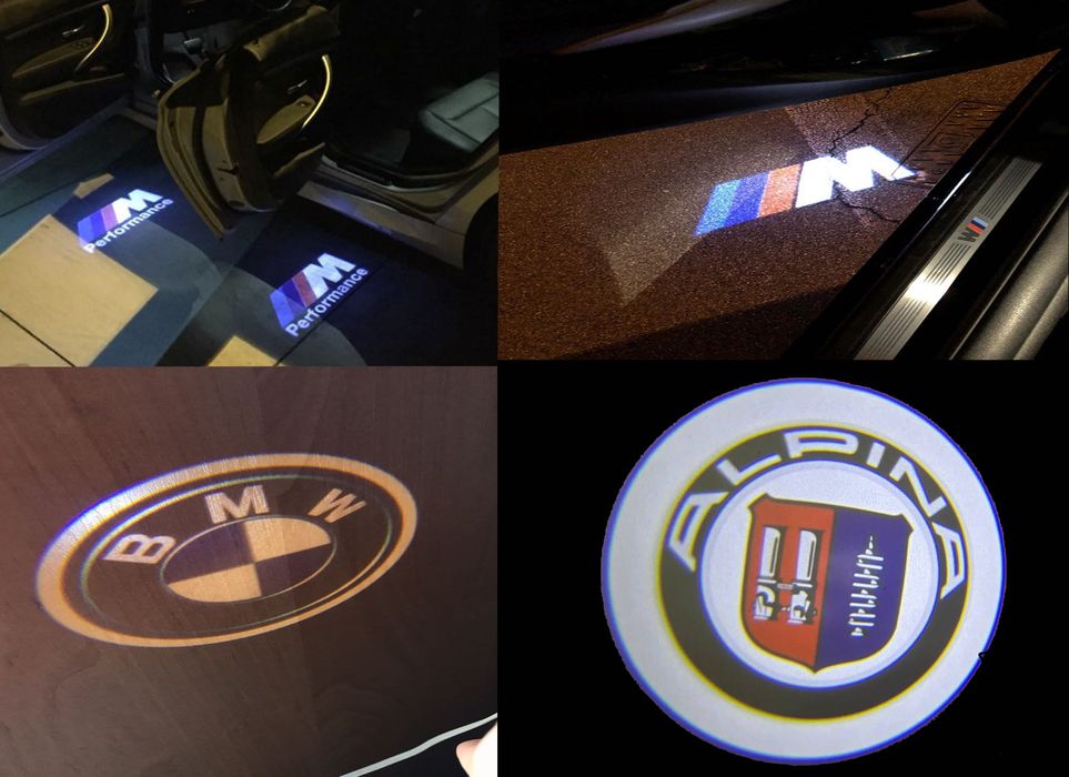 Подсветка двери bmw бмв m performance alpina e39 e46 e70 f15 f10 f30