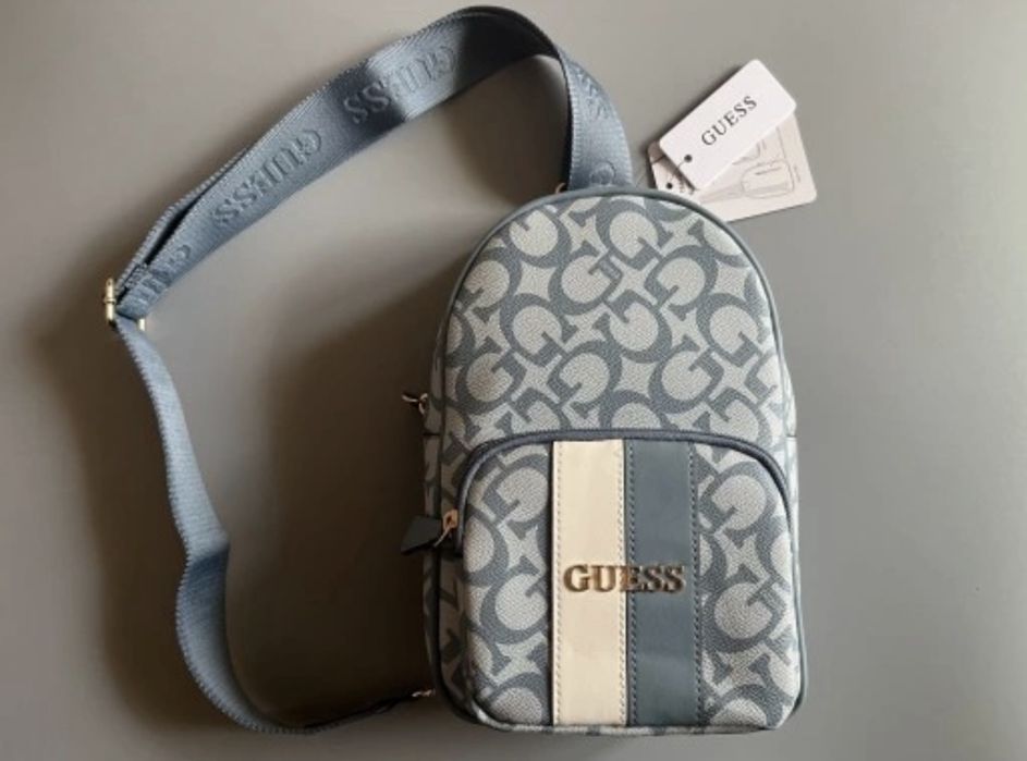 Рюкзак Guess блакитний/голубой оригінал