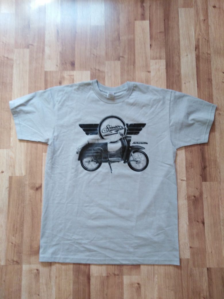 T-shirt koszulka skuter Simson r-L