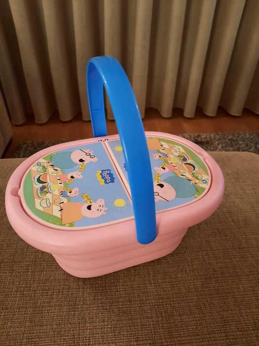 Cesto de Piquenique da Porquinha Peppa