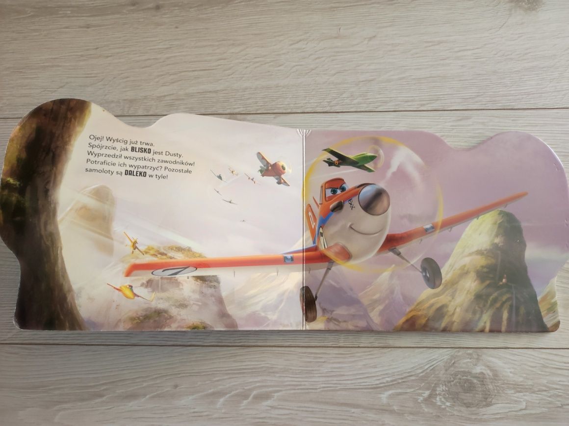Książka książeczka twarda oprawa Samoloty